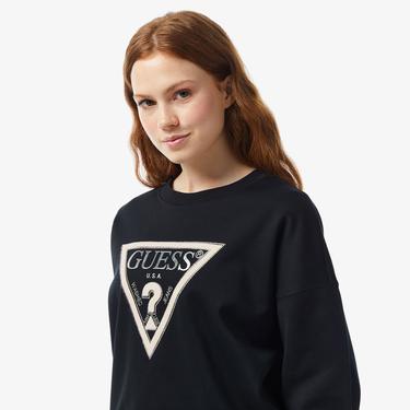  Guess Kadın Siyah Sweatshirt