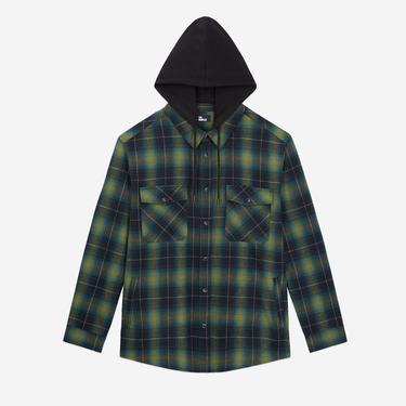  ERKEK EKOSE YEŞİL GÖMLEK