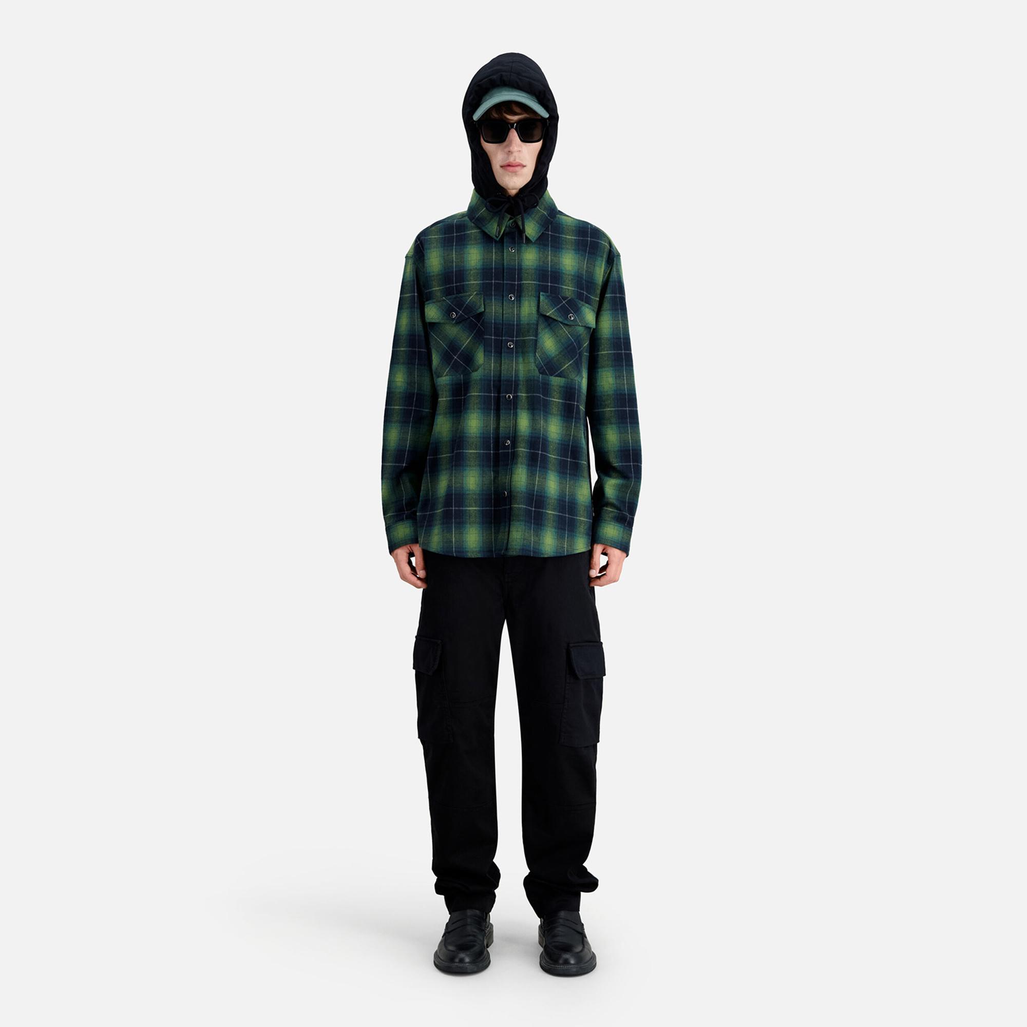 ERKEK EKOSE YEŞİL GÖMLEK