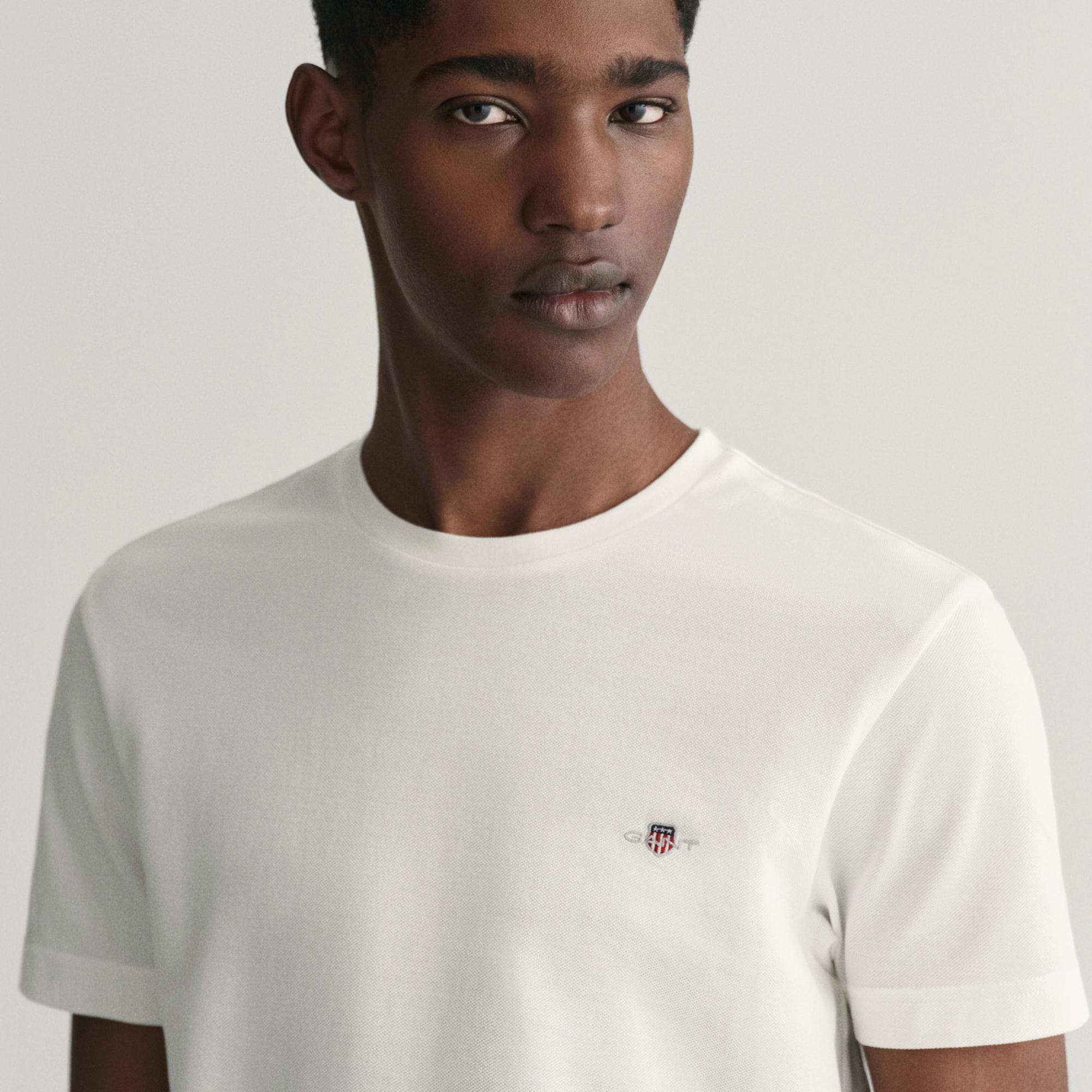 Gant Erkek Bej T-Shirt
