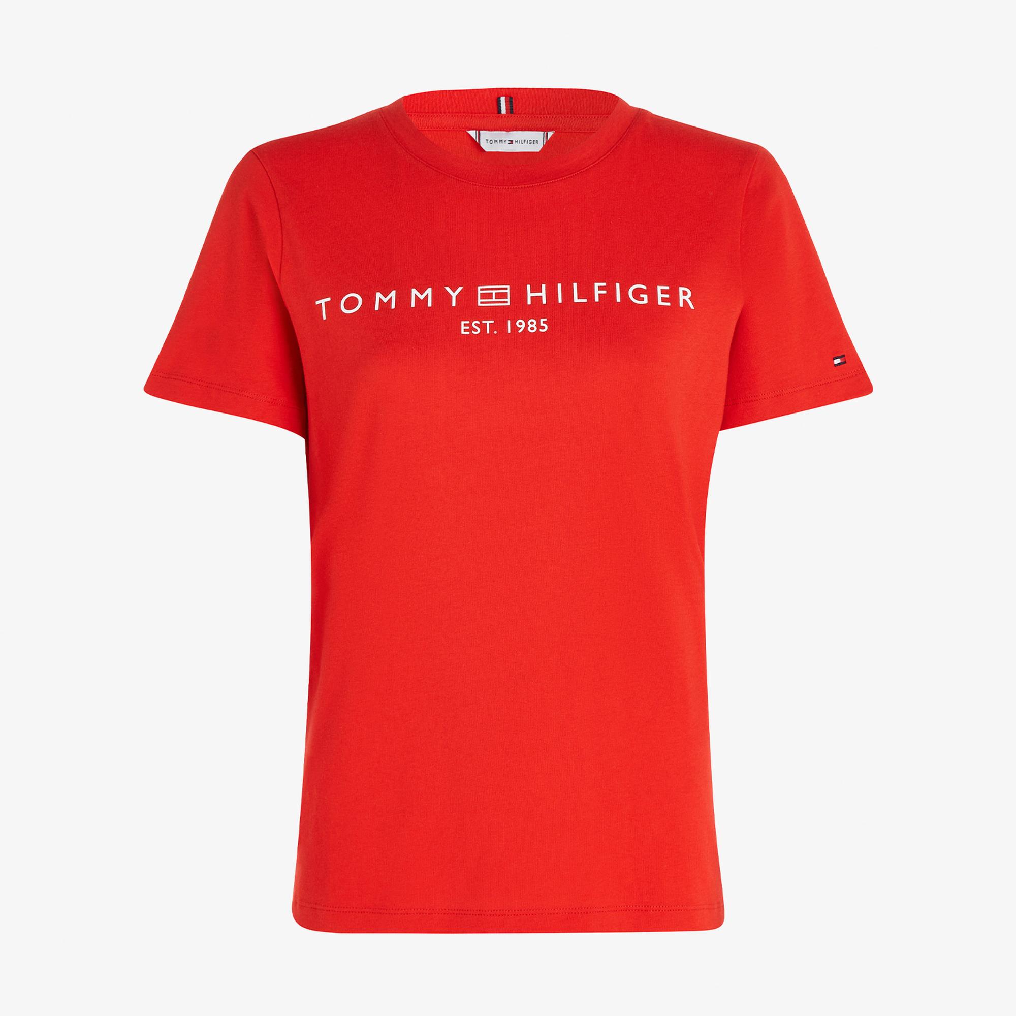 Tommy Hilfiger Kadın Kırmızı T-Shirt