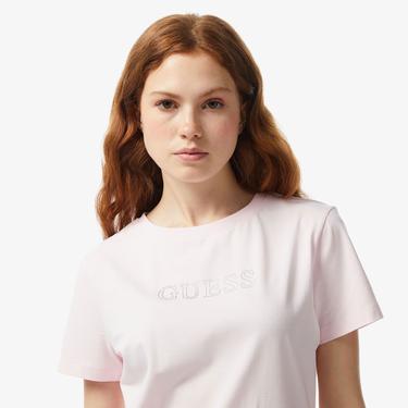  Guess Kadın Pembe T-Shirt