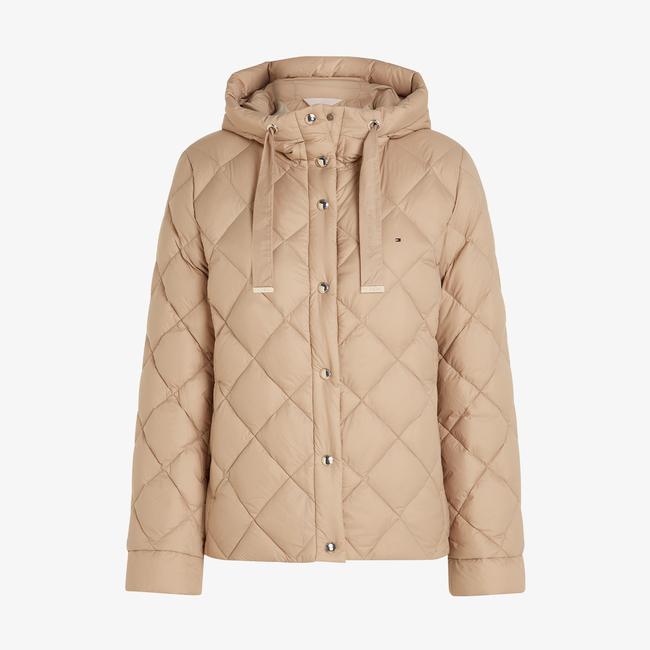  Tommy Hilfiger Kadın Bej Mont
