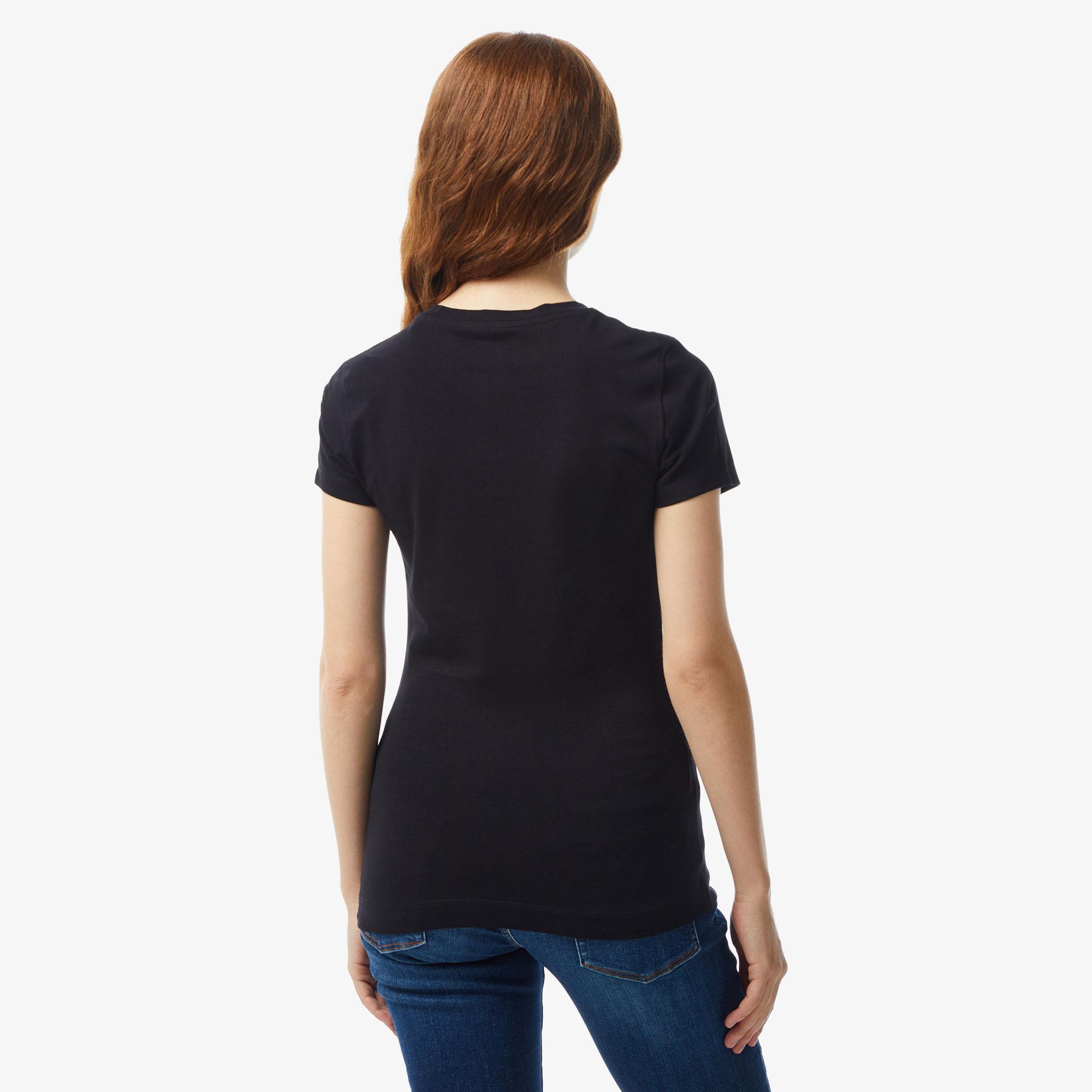 Guess Kadın Siyah T-Shirt