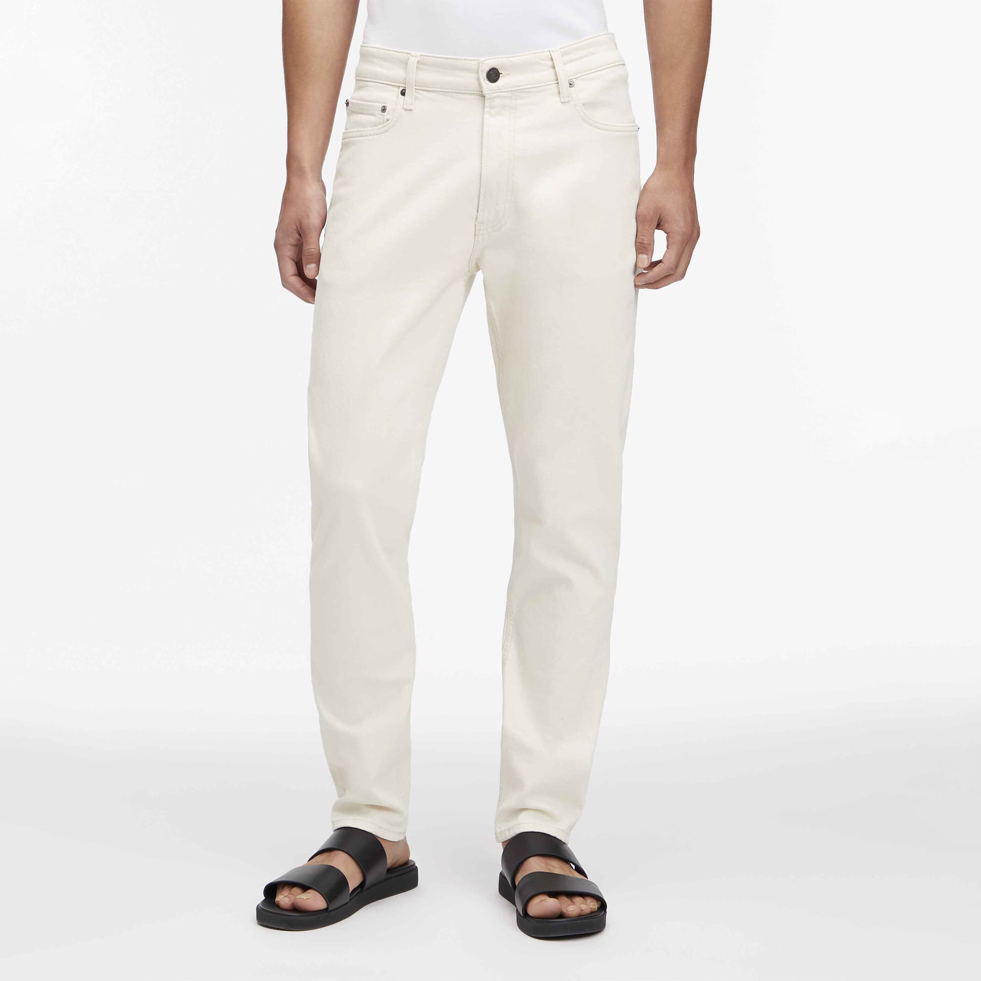  Calvin Klein Erkek Krem Rengi Jean