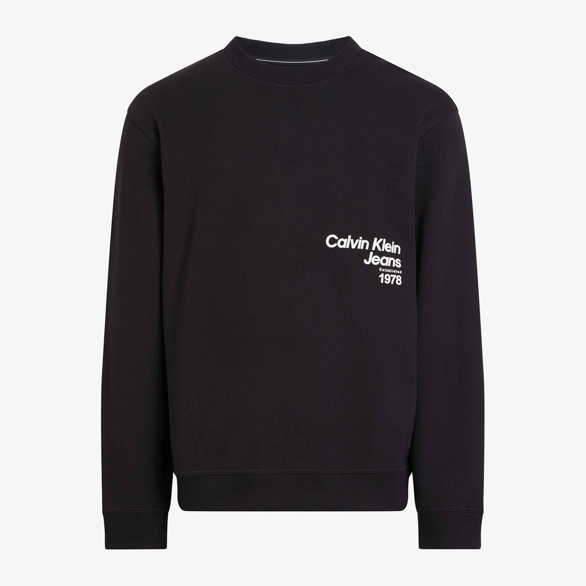 Calvin Klein Jeans Diffused Erkek Siyah T-Shirt