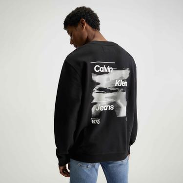  Calvin Klein Jeans Diffused Erkek Siyah T-Shirt