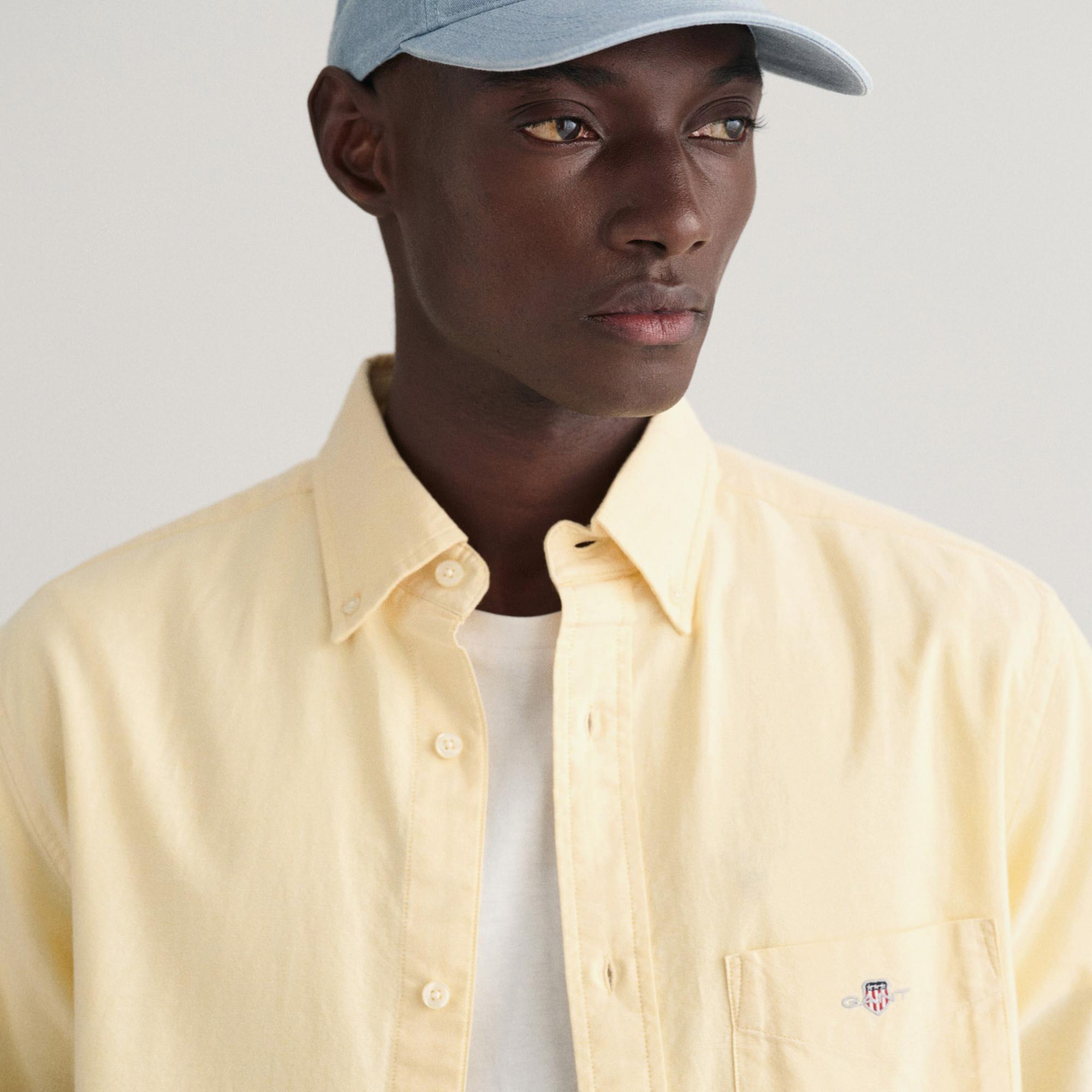 Gant Erkek Sarı Gömlek