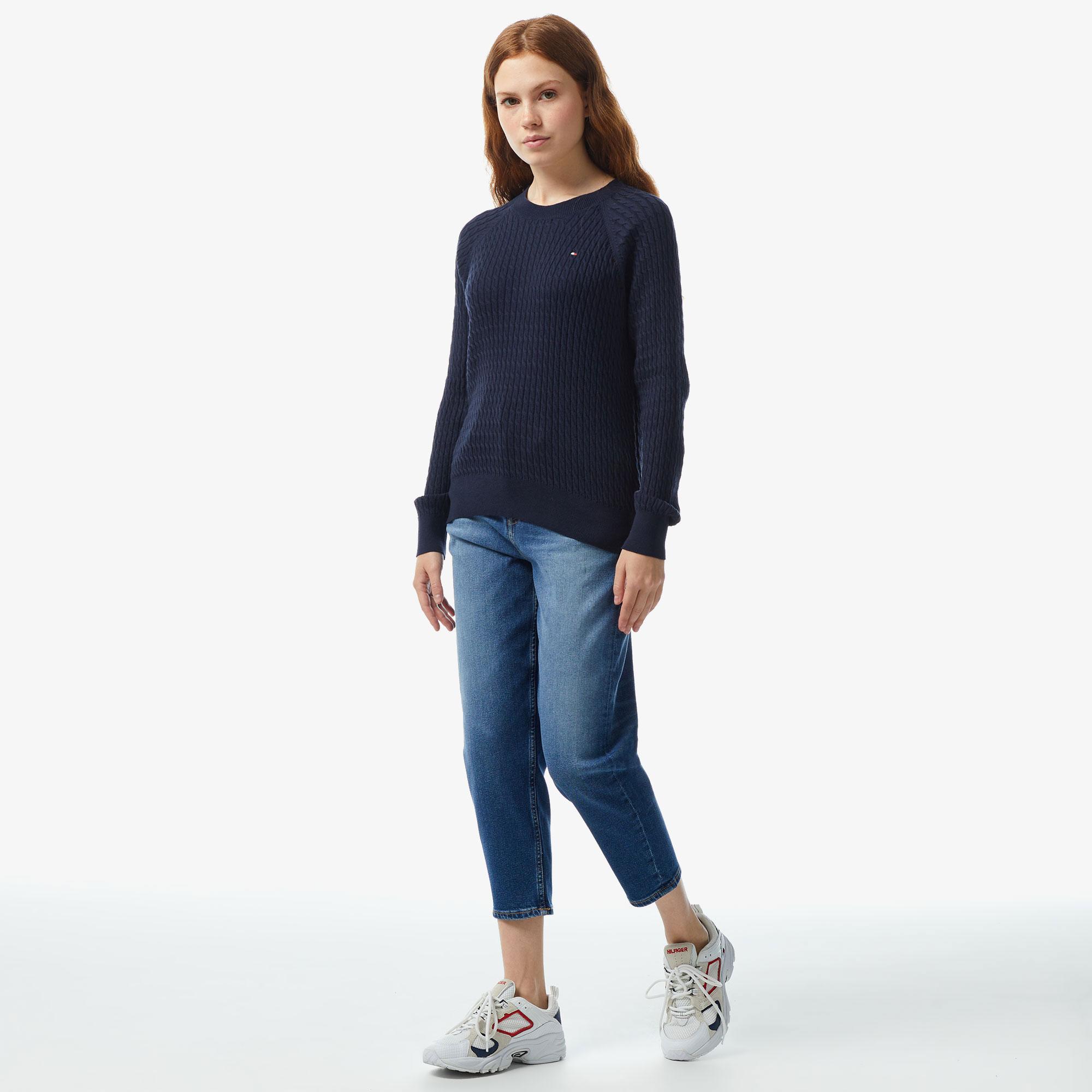 Tommy Hilfiger Kadın Mavi Pantolon