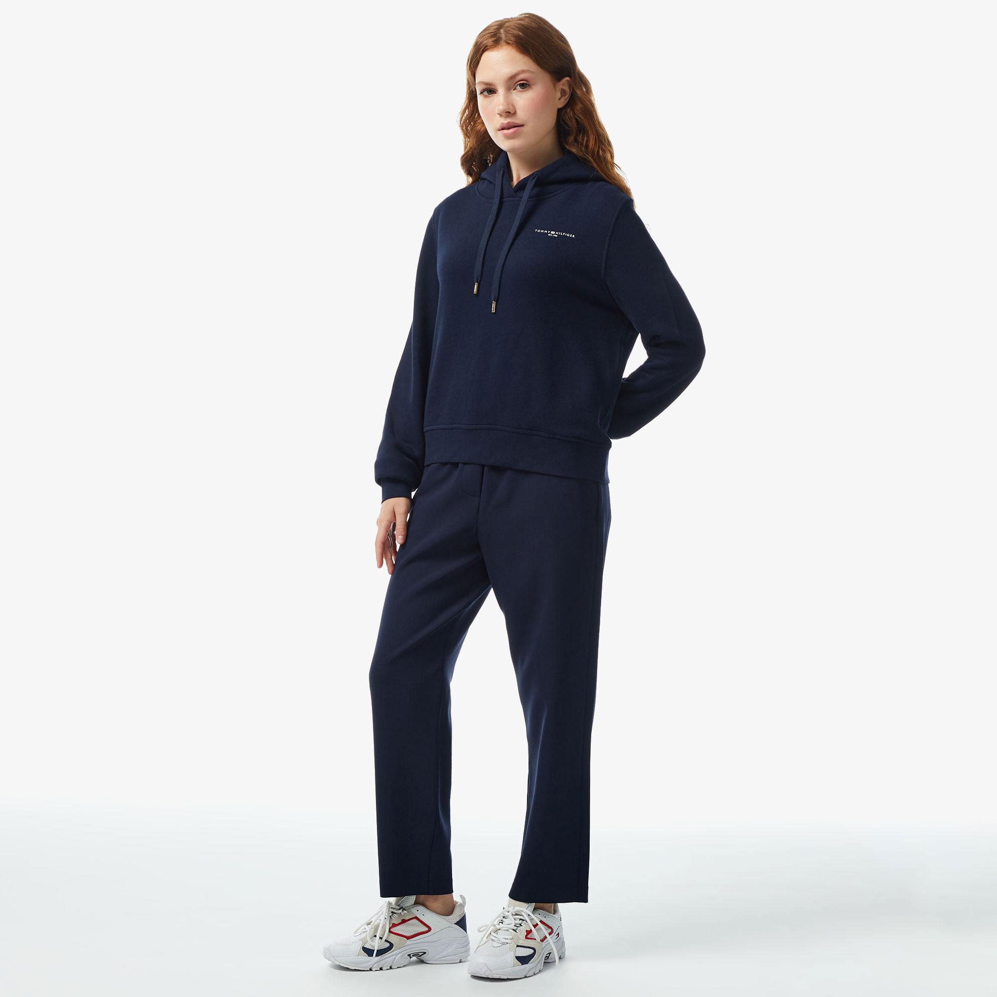 Tommy Hilfiger Kadın Mavi Sweatshirt