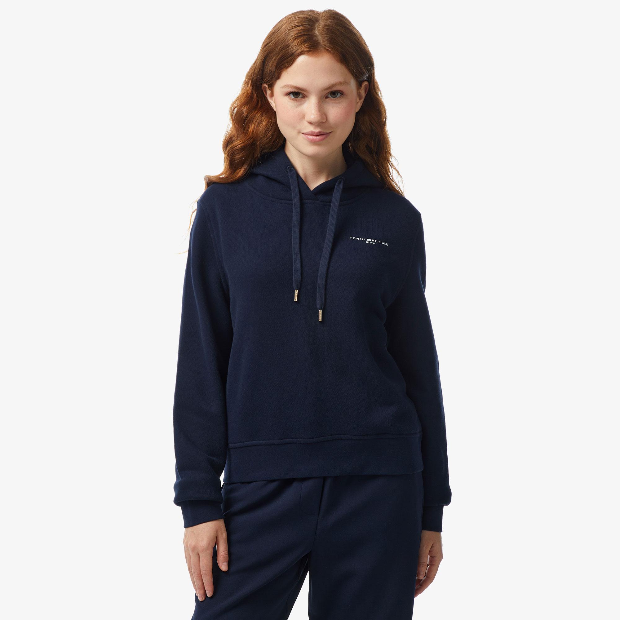 Tommy Hilfiger Kadın Mavi Sweatshirt