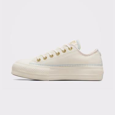  Converse Chuck Taylor All Star Lift Unisex Bej Platform Sneaker