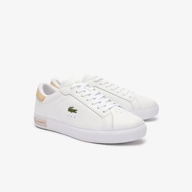  Lacoste Powercourt Kadın Beyaz Sneaker