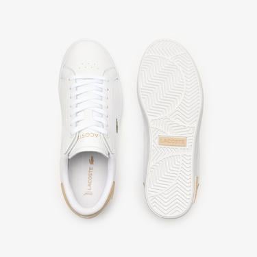  Lacoste Powercourt Kadın Beyaz Sneaker