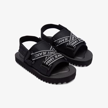  Tommy Jeans Premium Eva Kadın Siyah Sandalet