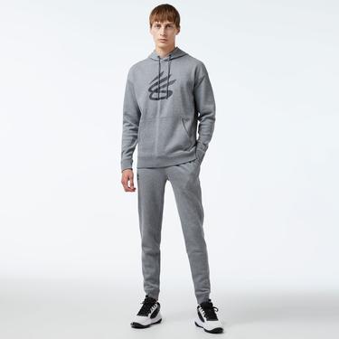  Under Armour Curry Splash Erkek Gri Hoodie