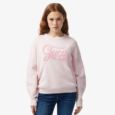  Guess Kadın Pembe Kazak