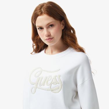  Guess Kadın Beyaz Kazak