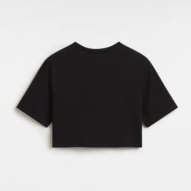  Vans Go Anyplace - Crew Cut Kadın Siyah Crop T-Shirt