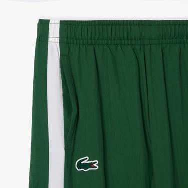  Çocuk Fermuarlı Renk Bloklu Yeşil Eşofman Takımı