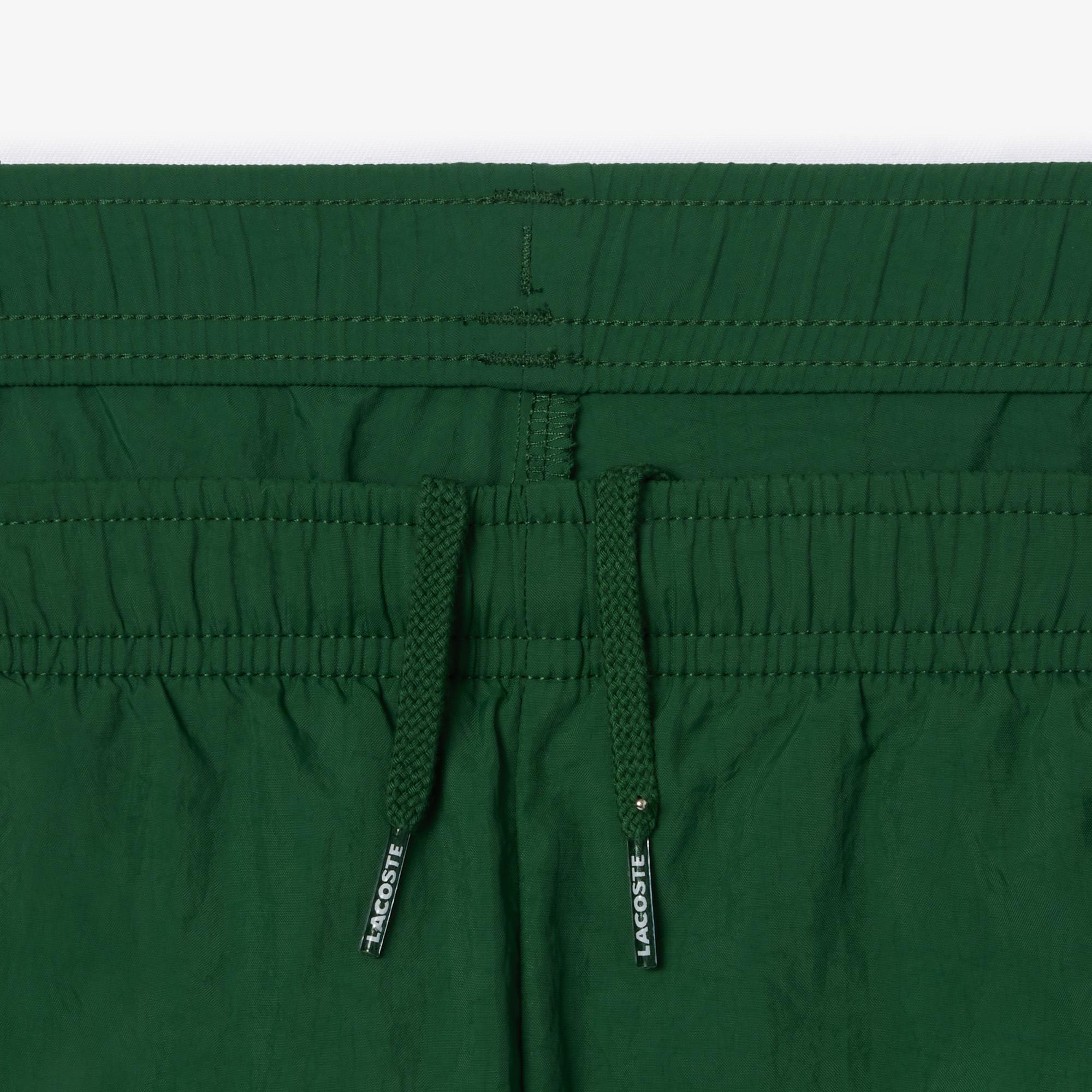 Lacoste Çocuk Fermuarlı Renk Bloklu Yeşil Eşofman Takımı