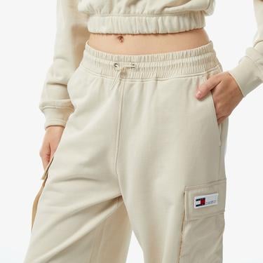  Tommy Hilfiger Kadın Bej Eşofman Altı