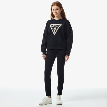  Guess Kadın Siyah Sweatshirt