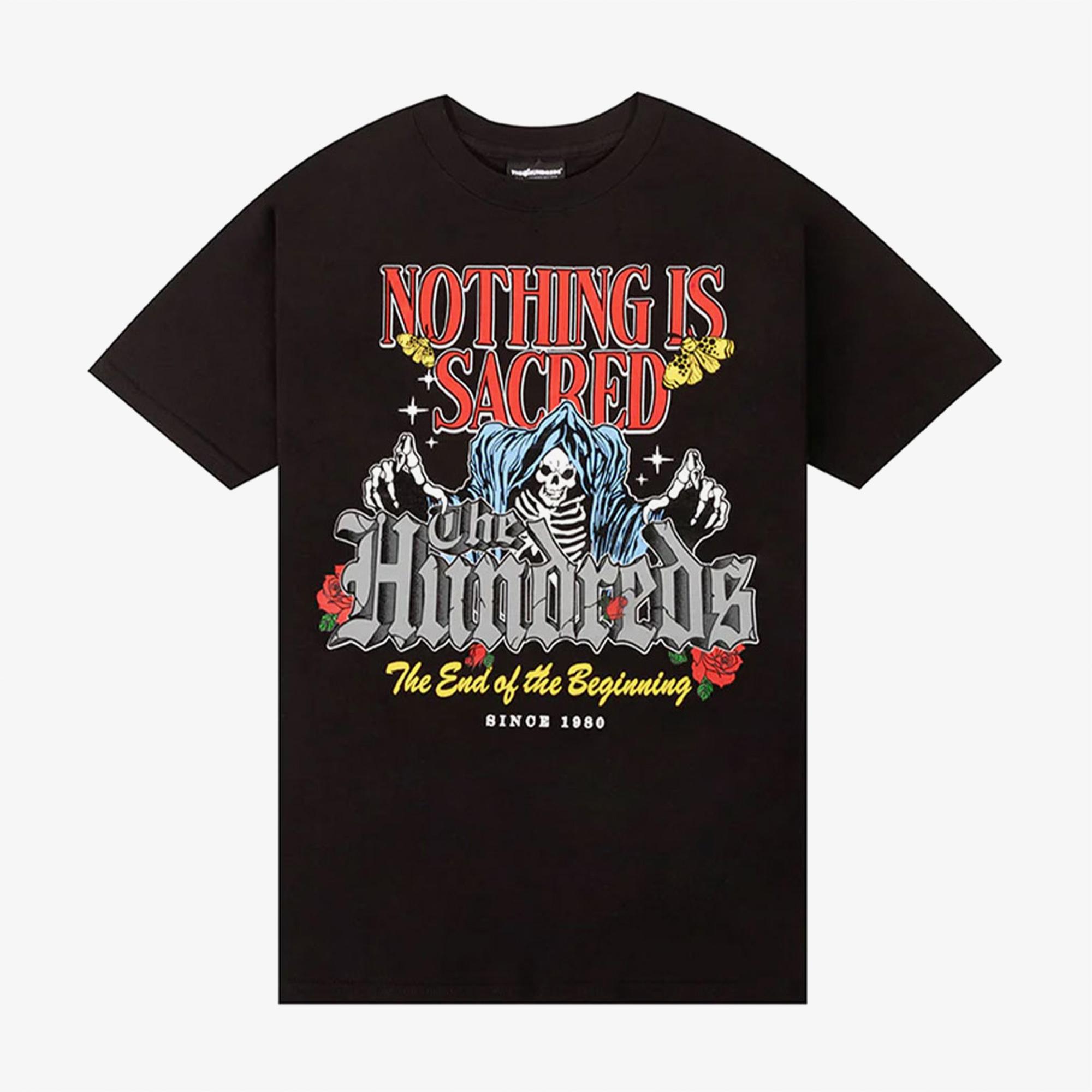 The Hundreds Sacred Beginnings Erkek Siyah T-Shirt