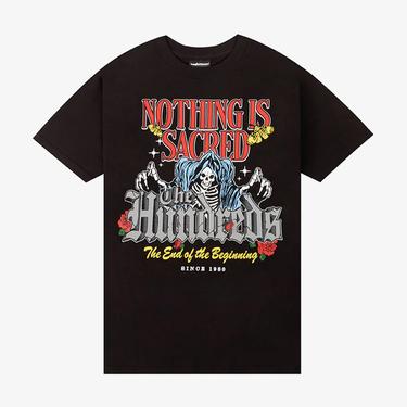  The Hundreds Sacred Beginnings Erkek Siyah T-Shirt
