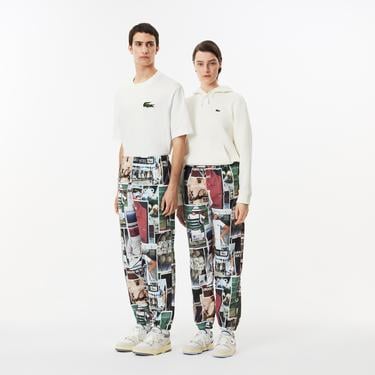  Unisex Regular Fit Baskılı Renkli Eşofman Altı