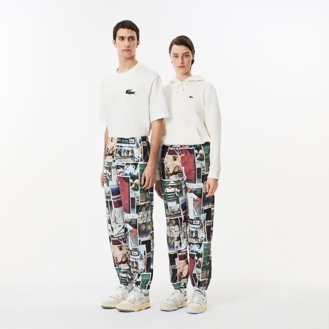  Unisex Regular Fit Baskılı Renkli Eşofman Altı