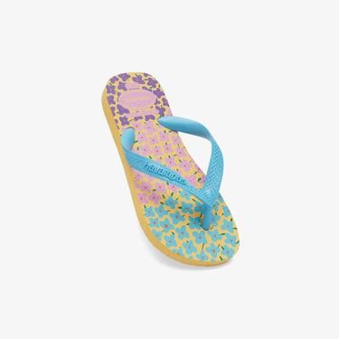  Havaianas Flores Çocuk Sarı Terlik