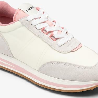 L-Spin Stripe Sole Kadın Bej Sneaker