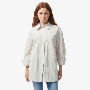  Guess Kadın Bej Gömlek