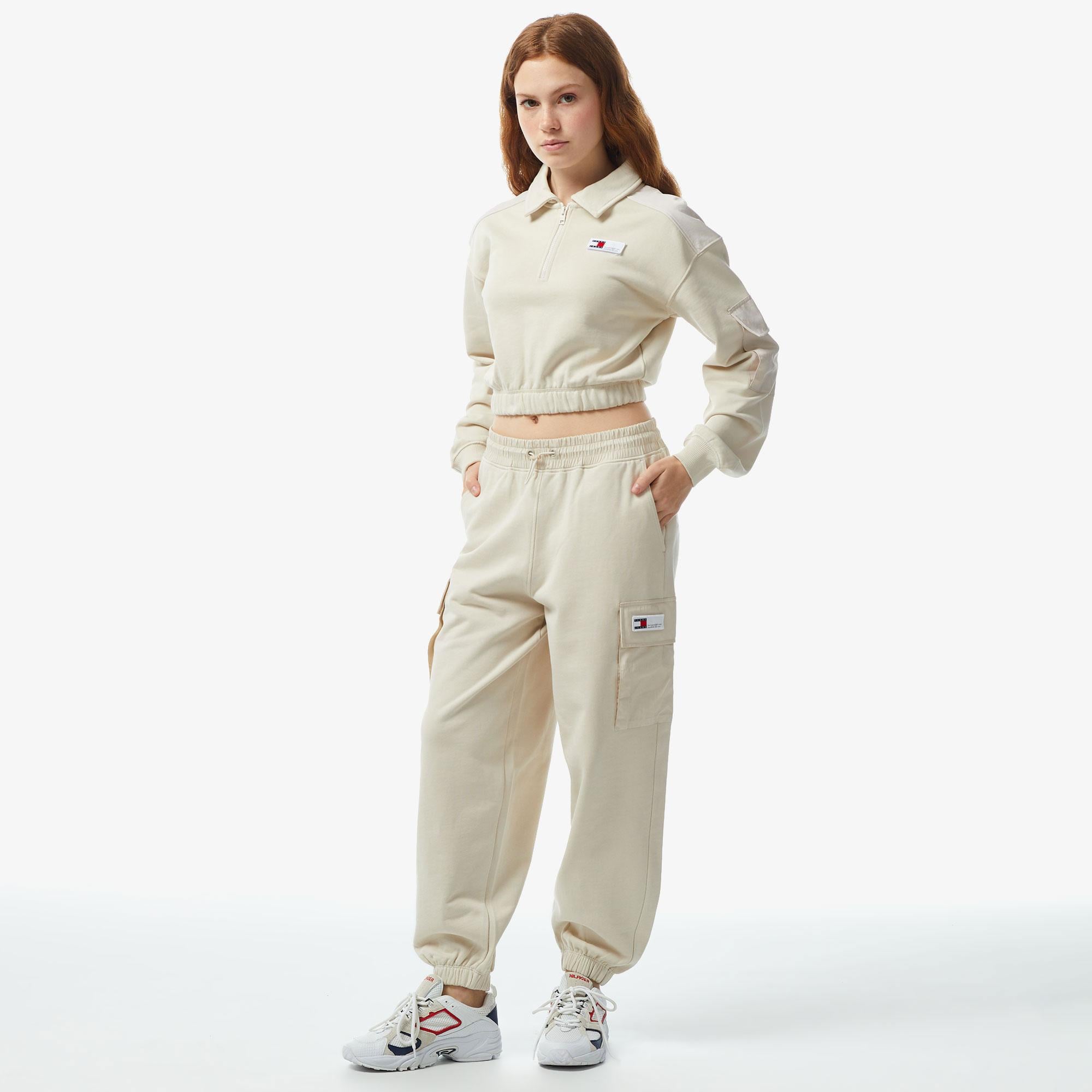 Tommy Hilfiger Kadın Bej Eşofman Altı