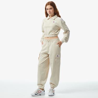  Tommy Hilfiger Kadın Bej Eşofman Altı