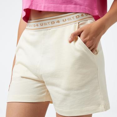  UNITED4 Kadın Krem Şort