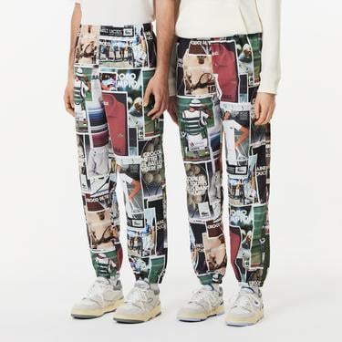  Unisex Regular Fit Baskılı Renkli Eşofman Altı