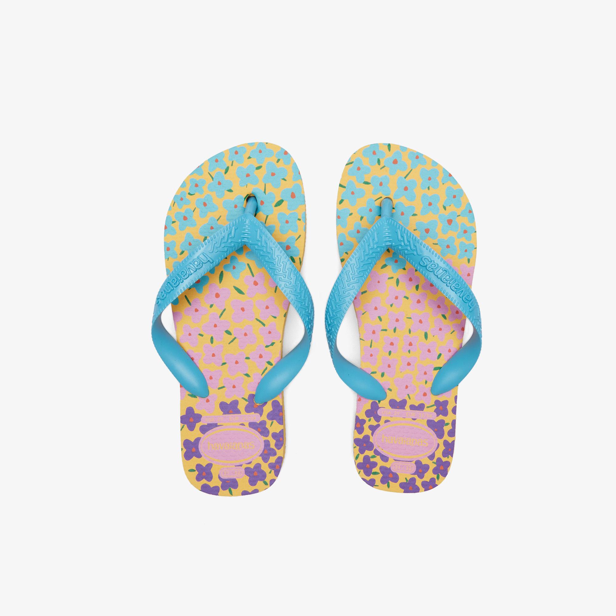 Havaianas Flores Çocuk Sarı Terlik