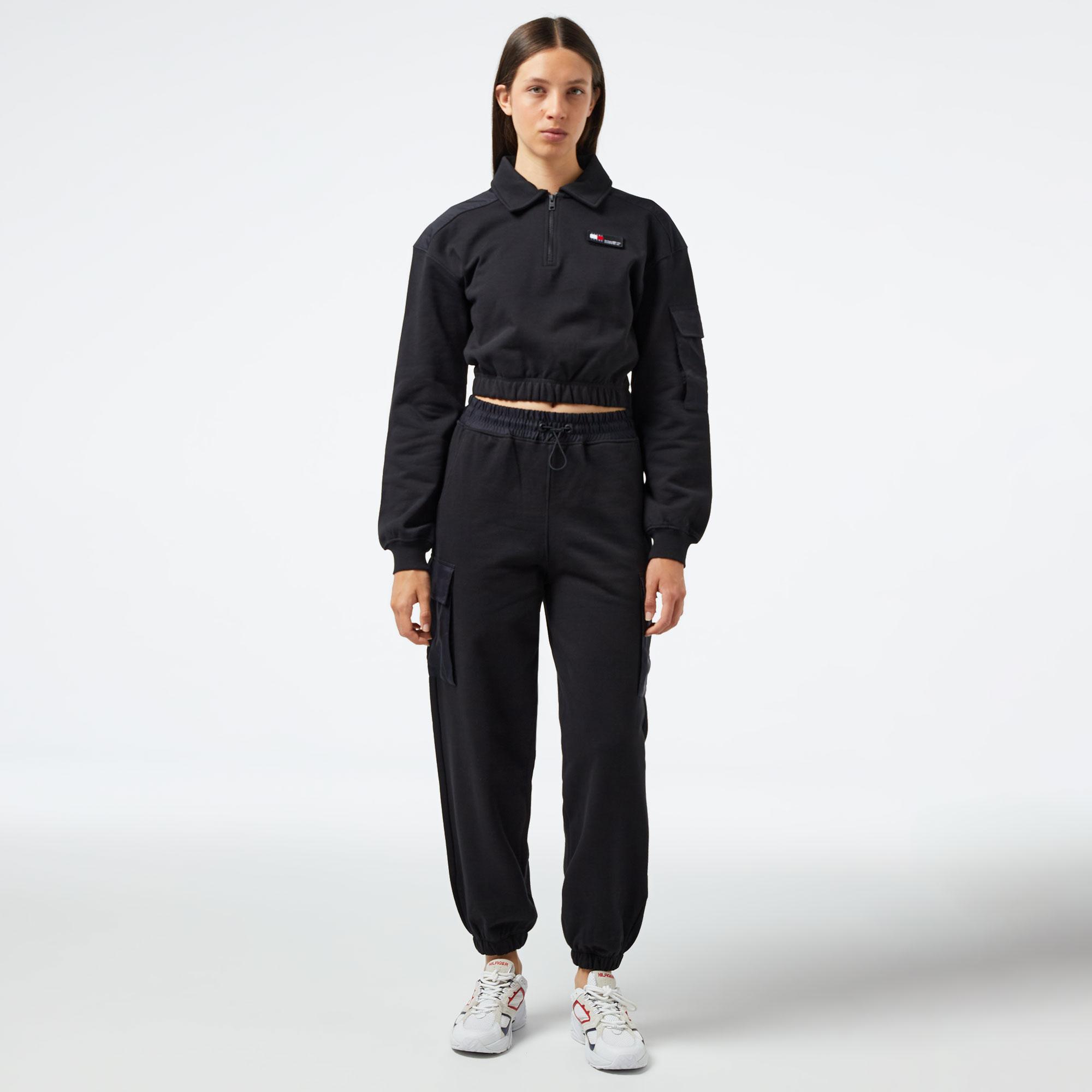 Tommy Hilfiger Kadın Siyah Eşofman Altı