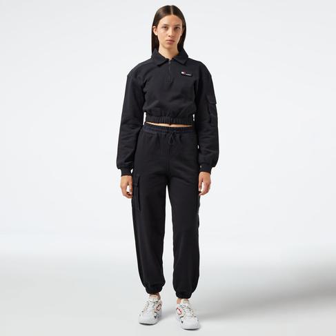  Tommy Hilfiger Kadın Siyah Eşofman Altı