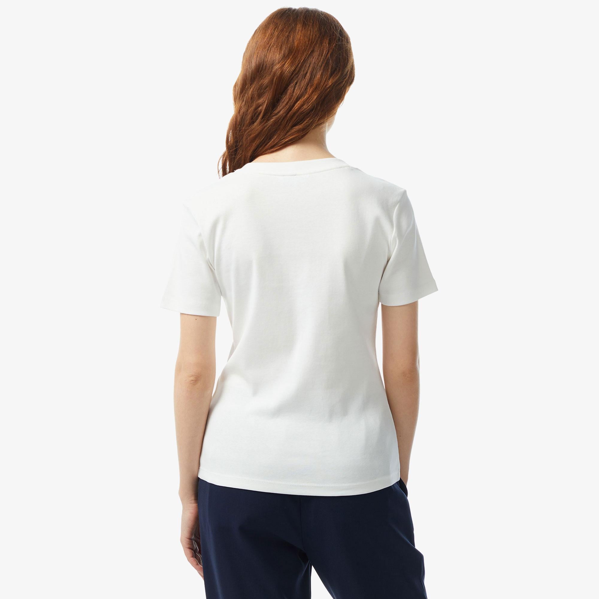 Tommy Hilfiger Kadın Beyaz T-Shirt