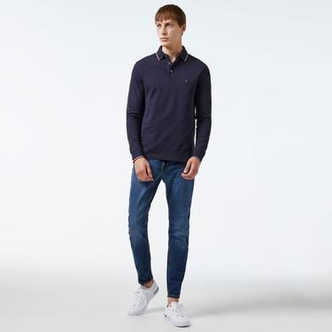  Tommy Hilfiger Erkek Mavi Polo