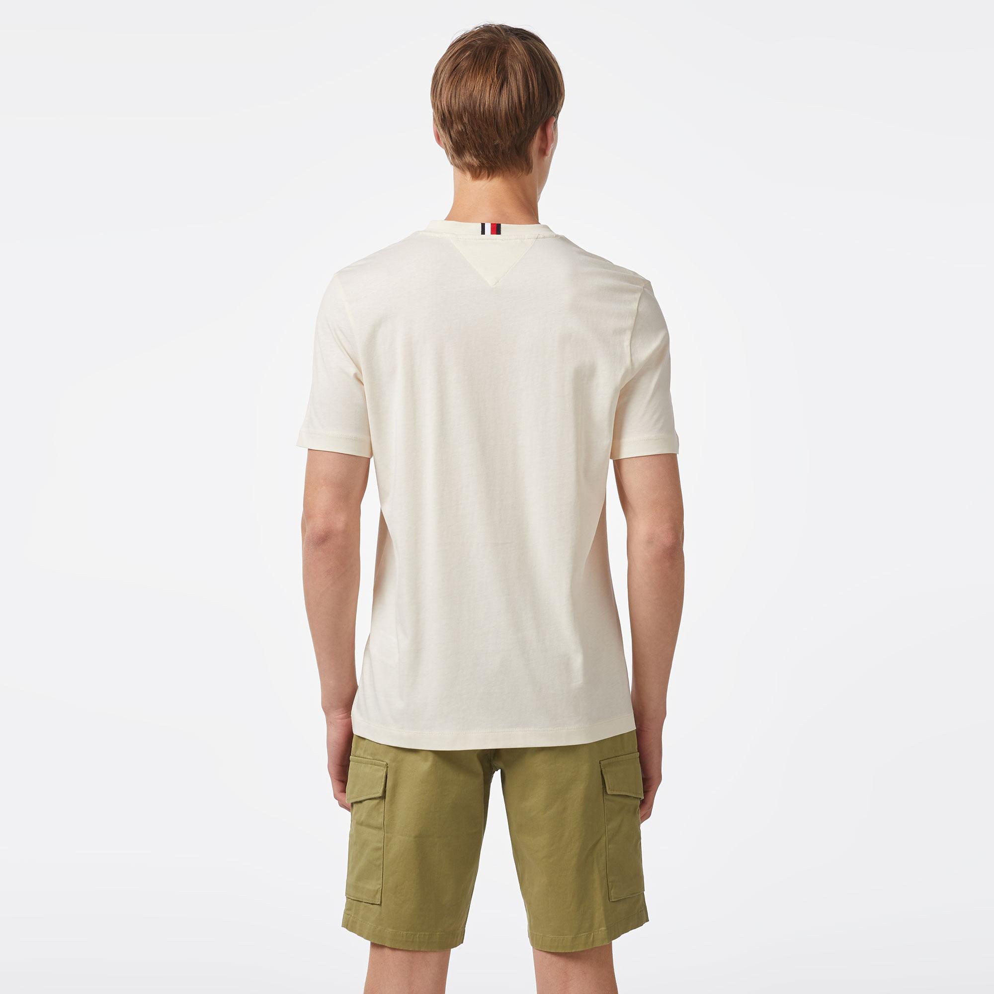 Tommy Hilfiger Erkek Bej T-Shirt