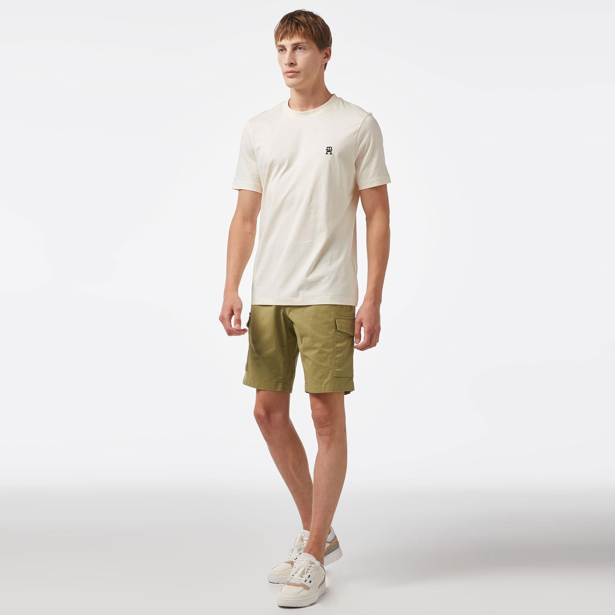Tommy Hilfiger Erkek Bej T-Shirt