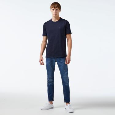  Tommy Hilfiger Erkek Mavi T-Shirt