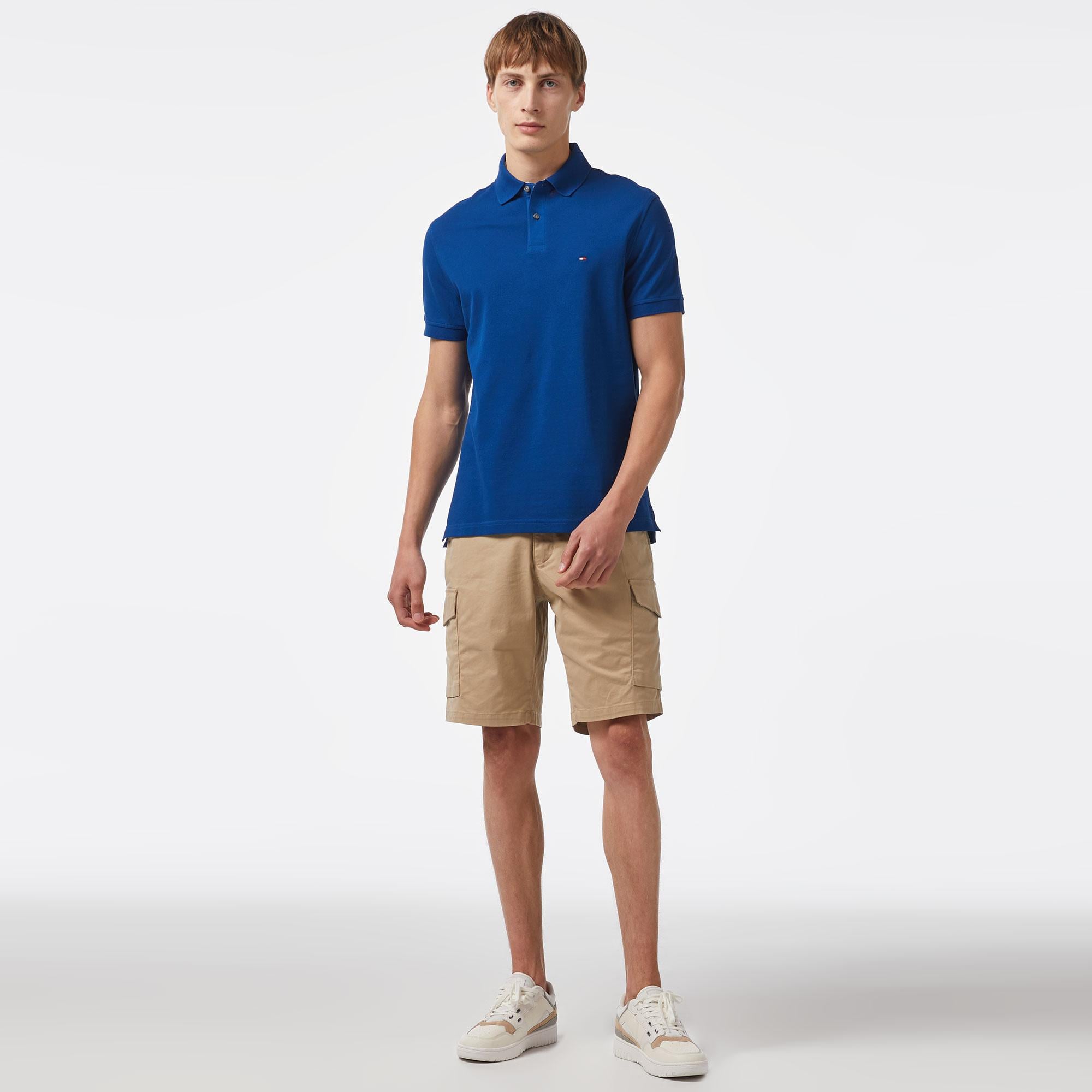 Tommy Hilfiger Erkek Mavi Polo
