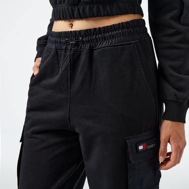  Tommy Hilfiger Kadın Siyah Eşofman Altı