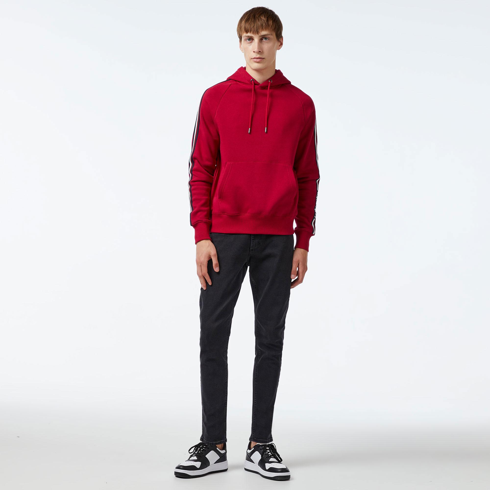 Tommy Hilfiger Erkek Kırmızı Sweatshirt