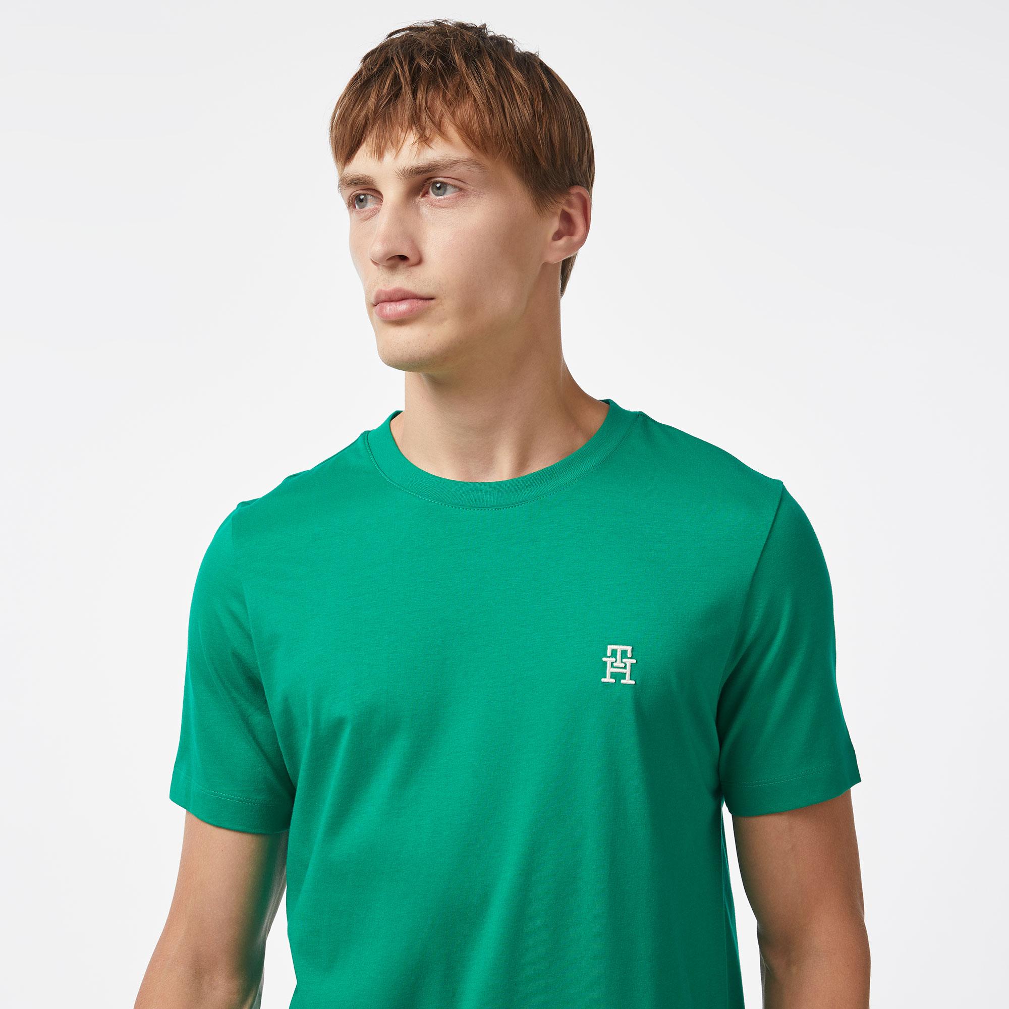 Tommy Hilfiger Erkek Yeşil T-Shirt